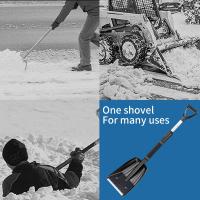 Shovel De Nieve Portátil Desmontable Antideslizante No Congela Herramienta De Eliminación De Nieve Manual Ligera Y Sólida - details 7