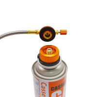 Conector De Camión Para Camping Y Acampada Adaptador De Válvula De Estufa a Gas Con Tubo Enredado Herramienta De Cocina Para Tanque De Gas - details 3