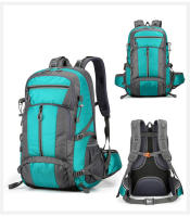 Mochila De Nylon 50L Para Camping Y Trekking Deporte Al Aire Libre Senderismo Escalada Viaje Bolsa De Hombro Reflectante Para Hombres - details 9