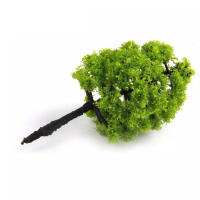 20pcs Árboles Miniatura 9/5cm Para Escenografía De Ferrocarril Diorama De Guerra Paisaje Juego De Park Modelo Falso De Árbol Para Escala De Modelo De Tren - details 3