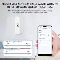 Sensor De Temperatura Y Humedad WiFi Tuya Para Hogar Inteligente Compatible Con Alexa Y Google Assistant Monitor Remoto Smart Life - details 8