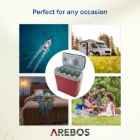 AREBOS Termoeléctricas coche caja 20 L fría mantener la caja caliente 12V 230V - details 7