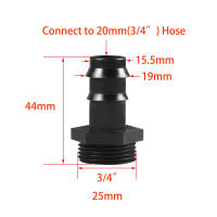 Conector De Barbaco De Riega Para Jardín 1/2 3/4 Hembra-Macho a 1 Pulgada Plástico PE Fijación De Tubo Irrigación BS - details 8