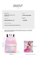 Nueva Moda Mochila Tres Piezas Casual Para Estudiantes Bolsa De Almuerzo Escolar Tres-en-un Bolsa De Hombro Estilo Campus - details 23