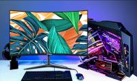 Monitor Gaming Curvo FYHXele 24 pulgadas, 1080P FHD 1920*1080, pantalla VA 16:9, 75Hz, panel MVA curvo 2800R, 2ms, 99% sRGB, inclinación ajustable, 1*HDMI 1*VGA, FY24FMC, For RPG RAC RTS MOBA Gaming, Office Working - details 29