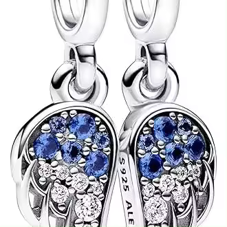 Charm colgante Pandora 792821C01 Alas de ángel，Incluye Caja Original - 1