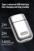 Cortador De Pelo Kemei KM-TX1 KM-2010 KM-1949 Profesional Recargable Para Hombres Corte De 0.5-10 Mm Acero Inoxidable Plata Y Oro - details 20