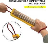 Calcetín de mordedura de perro de yute, juguete de mordedura de perro extra resistente, juguetes interactivos para perros medianos a grandes, ideal para tira y dura de la guerra - details 0