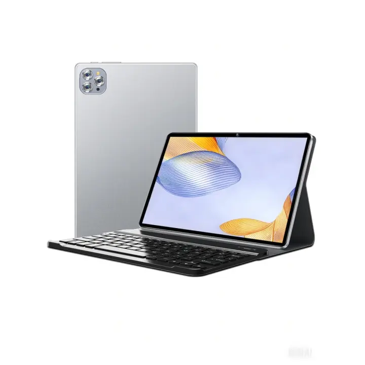 VANWIN Tablet de 10,1 pulgadas, 12,0 Android, 4GB de RAM y 64GB de memoria ROM, procesador de Cuatro núcleos, Pantalla táctil HD de 1920x1080 píxeles, GPS, WiFi, cámaras Duales, Bluetooth 5,0, Katería de 7000 mAh. - 1