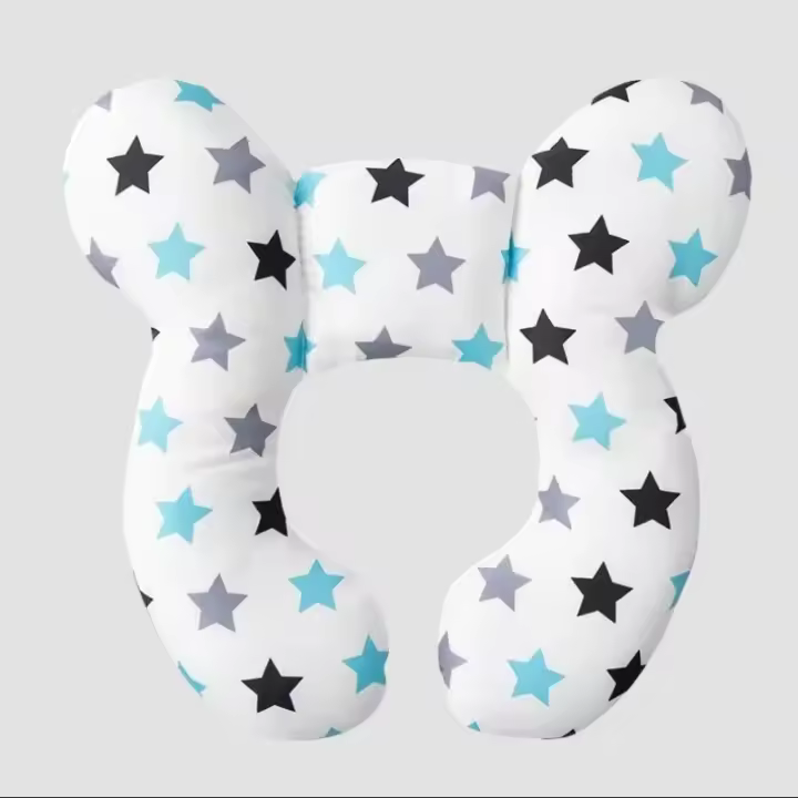 Almohada De Viaje Para Bebé Soporte Para Cuello Y Cabeza Mejorada Almohada De Cuello Para Asiento De Coche Y Carrito De Compras Unisex Edad 1-3 Años Relleno De Poliéster / Algodón - 1