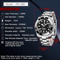 Pagani Design NH35 Reloj PD-1661 para hombre - details 4