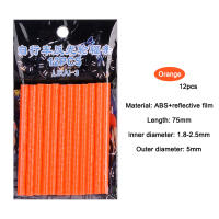 Kit De Seguridad Reflectante Para Ruedas De Bicicleta 12Pcs Estickers Reflexivos Colores Tubo Luz De Advertencia DIY Ciclismo - details 12
