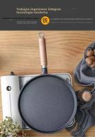 Sartén De Hierro Fundido 26cm No Apariados Antideslizantes Para Huevos Tortitas De Harina Carne a La Parrilla En Estufa Y Inducción Cocina - details 6