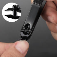 Juego De Aparadores De Uñas Profesionales En Acero Inoxidable Negro Para Uñas De Dedos Y Pies Cortador De Uñas Trimmer De Uñas - details 3