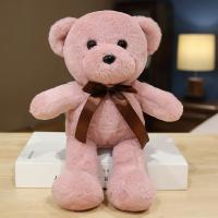 Oso De Peluche Grande 30cm En 16 Estilos Rosa Gris Blanco Suave Muñeco De Peluche Juguetes Para Niños Y Niñas Regalo De Cumpleaños - details 4