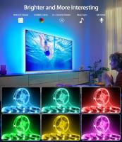 Tira De Luces LED RGB 5050 DC5V USB Con 24 Teclas Bluetooth Y Control Remoto Cambio De Color Para Decoración De Navidad Y Dormitorio - details 4