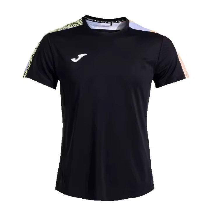 Camiseta Joma Challenge negro para hombre. Ideal para pádel y otros deportes - 1