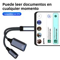 Adaptador 2 En 1 Type C a USB a Con Puerto PD Y Cable OTG USB C Para Teléfono Móvil Laptop Tablet Samsung Huawei - details 2