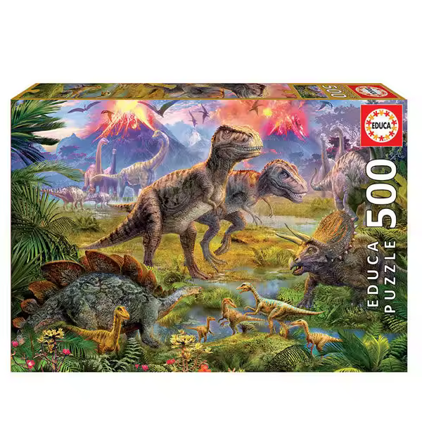 Puzzle Encuentro de Dinosaurios - 500 pzs - 1