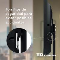 Soporte de TV de sobremesa fijo para pantallas de 32 a 50 pulgadas. VESA máximo de 400 x 400 mm - TD Systems P30X25M44 - details 4