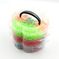 Juego De Hilo De Goma Para Tejer Pulseras DIY Manualidades Para Niñas Set De Loom De Silicona Regalo Creativo Para Niños Y Niñas - details 14