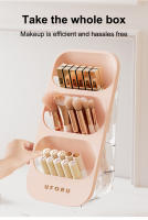 Caja De Almacenamiento Para Maquillaje UFORU Con Inserto Inclinado Para Escritorio Estilo Coreano Ecológico Cuidado De La Piel Lápiz De Cejas Labial Cepillo De Maquillaje Y Tubo - details 6