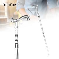 Bastón De Caminar De Bronce Con Flor Decorativa Para Mujer Estilo Vintage Moda Halloween Cospaly Elegante 93cm Con Punta De Goma - details 0