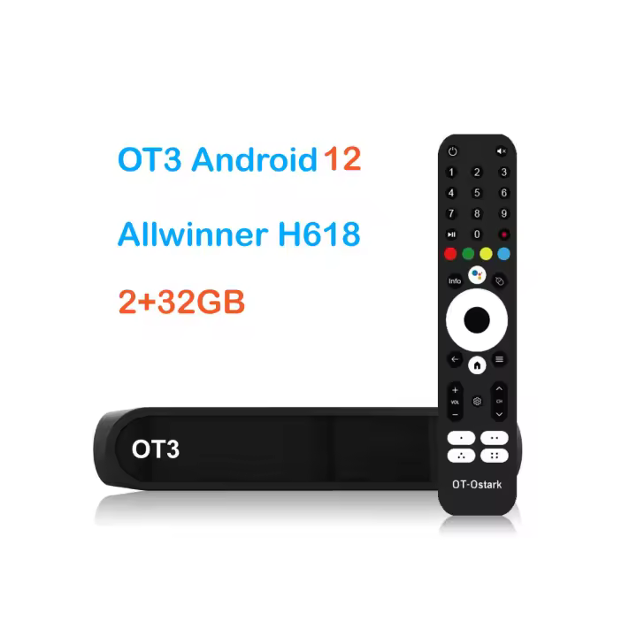 Ostark OT5 4K, Support IPTV Amlogic M3U  S905X4, PLEX 2.4G+5G wifi, AV1, USB 3.0, USB 2.0, eMMC,  H.265 HEVC OT5 S905Y4 OT3 Shipping From Spain - 1