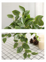 45cm Planta Artificial De Vínculo Hojas De Iva Falsas Scindapsus Aureus Rattan Para Decoración De Hogar Boda Jardín - details 11