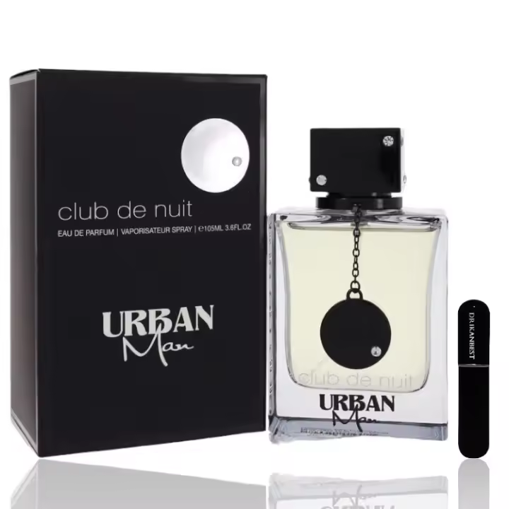 Perfume Armaf Club de nuit Urban man 105ml EDP+ Regalo Atomizador Recargable de 5ml de la marca DRIKANBEST - 1
