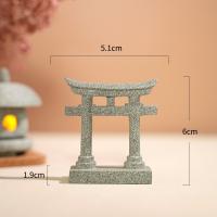 Mini Puerta Torii Japonesa Estilo Shinto Para Jardín Arquitectura Asia Adorno De Casa Miniatura Decoración De Acuario Decoración Chino - details 12