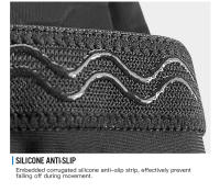 Manguito De Compresión Para Rodilla Con Esponja De Cabeza De Abeja Soporte Deportivo Para Baloncesto Y Voleibol Protección Y Alivio Del Dolor Para Fitness - details 9