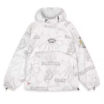 Chaqueta chandal Grimey Mighty Harmonist Nautica X Grmy Track Jacket Blanco White GTJ187-WHT - 1