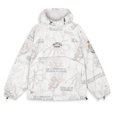Chaqueta chandal Grimey Mighty Harmonist Nautica X Grmy Track Jacket Blanco White GTJ187-WHT - 1