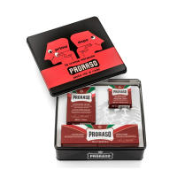 PRORASO  Estuche Vintage De Afeitado Primadopo (Crema Pre-Afeitado 100Ml + Crema De Afeitar 150Ml + After Shave 100Ml) - details 2