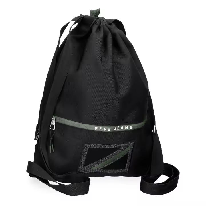 Pepe Jeans Mochila Saco Y Porta Alimentos Poliéster Alton Negro - 1