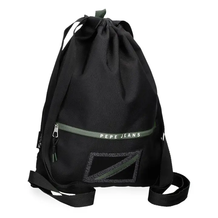 Pepe Jeans Mochila Saco Y Porta Alimentos Poliéster Alton Negro - 1