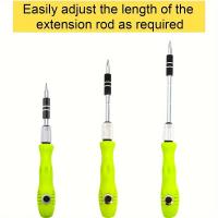 Juego De Destornilladores 33 En 1 Phillips Torx Hexagonal Precisión Para Reparación Manual De iPhone PC Cámara Reloj Gafas Herramienta Multifuncional Antideslizante Magnética Con Mango - details 4