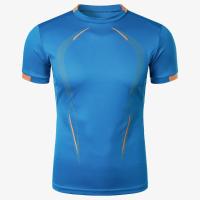 Camiseta De Verano Para Hombre Transpirable Y Ligera Con Secado Rápido Para Gimnasio Y Correr Tops De Entrenamiento Casual De Cuello Redondo - details 9