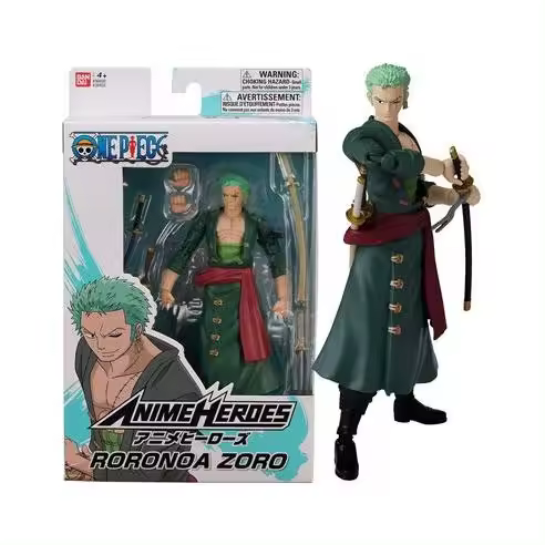 Bandai Figura Articulada Anime Heroes One Piece Zoro - 1