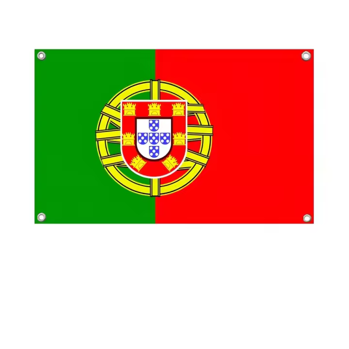 Bandeera De Portugal De Poliéster Para Exterior Con Cuatro Agujeros Decoración Aestética Para Habitaciones Y Espacios Publicos - 1