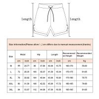 Shorts De Correr Para Hombre Shorts Deportivos De Gimnasio 2 En 1 Secado Rápido Entrenamiento Fitness Verano Pantalones Cortos De Camuflaje - details 0