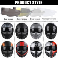 Casco Scorpion Demi Predator Con Manoplas Removibles Multifuncionales Casco De Motocicleta Con Personalidad 2022 - details 0