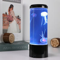 Lámpara De Jalea De Medusa Con 7 Colores LED Para Decoración De Escritorio Habitación Y Regalo Luz Nocturna Del Océano Con Efecto Lava - details 1
