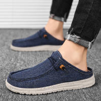 Zapatos Casuales Para Hombre Mocasines De Lona Cómodos Y Antideslizantes Zapatillas Suaves Para Caminar Ideal Para Verano - details 28