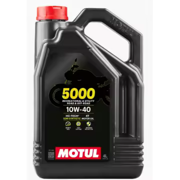 5000 10W-40  4 Litros ACEITE MOTUL 4T 104063_1 - 1