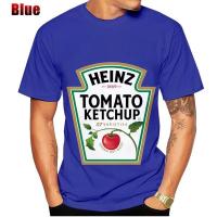 Camiseta De Tomate Heinz Moda Verano Para Hombres Y Mujeres Estilo Casual Hip-Hop Cuello Redondo Manga Corta Top Transversal - details 4