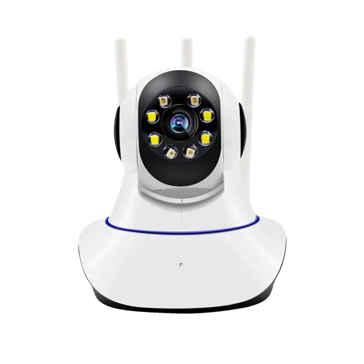 PORCHEDDU Cámara IP HD clear WiFi de Seguridad Doméstica Avada con Micrófono y Soporte Integrado Detección de Movimiento y 11 LED IR - 1