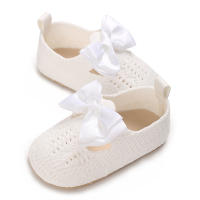 Zapatos De Caminar Para Bebés Niñas Primavera Verano Con Lazo Suaves De Algodón Resistente a Golpes Cierre SLIP-ON Transpirables Talla True - details 6