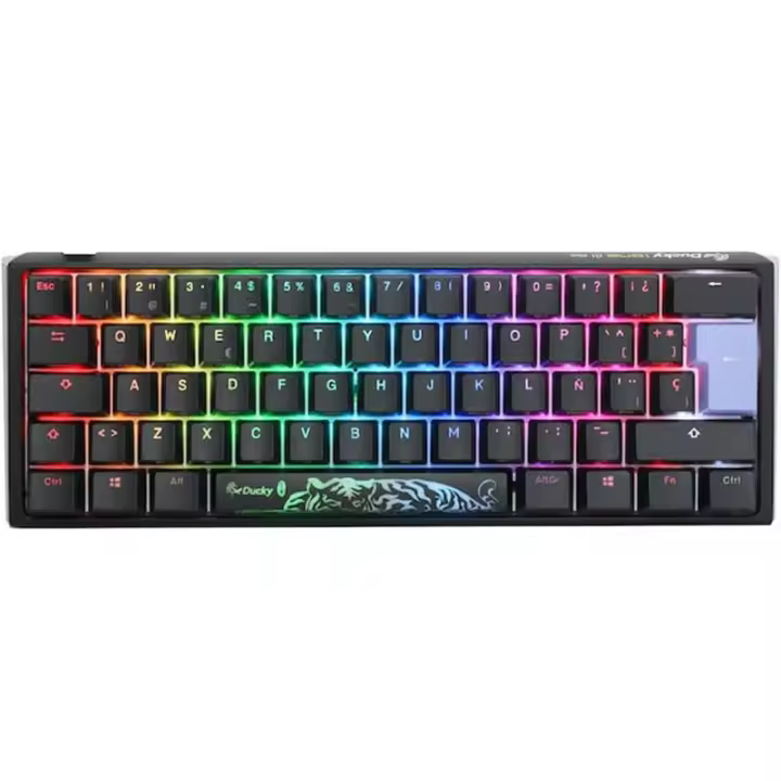 Ducky ONE 3 Classic Mini 60% Hot-Swap RGB MX-Red Negro - 1